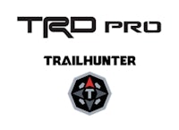 the logo for trd pro trail hunter