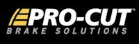 pro-cut brake solutions logo on a black background