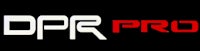 the logo for dpr pro on a black background