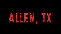 the logo for allen, texas