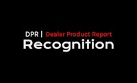 a black background with the words dr dealer product report recognition