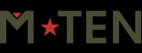 the mten logo with a red star in the middle